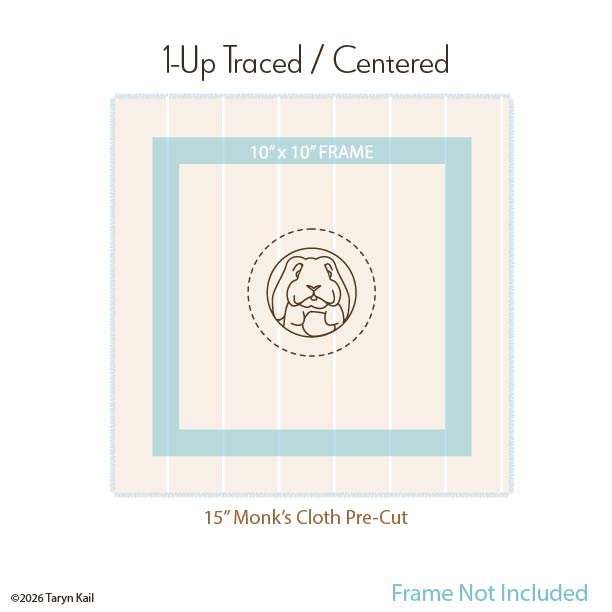 BUNNY - Traced Pattern