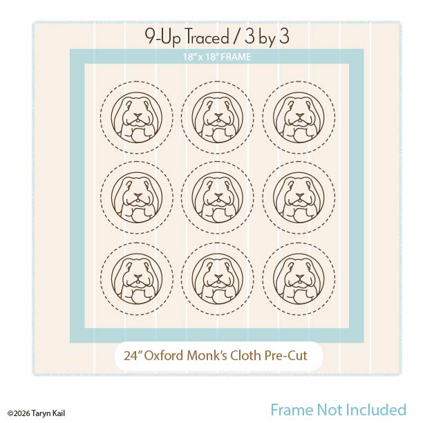 BUNNY - Traced Pattern