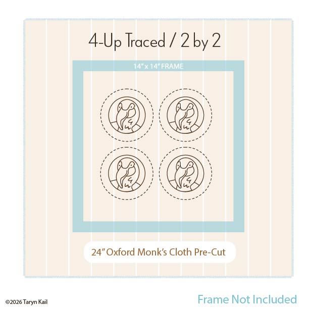 FLAMINGO - Traced Pattern