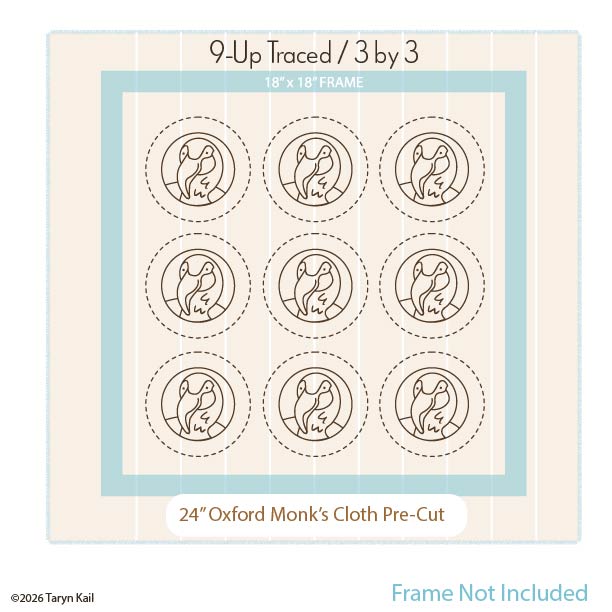 FLAMINGO - Traced Pattern