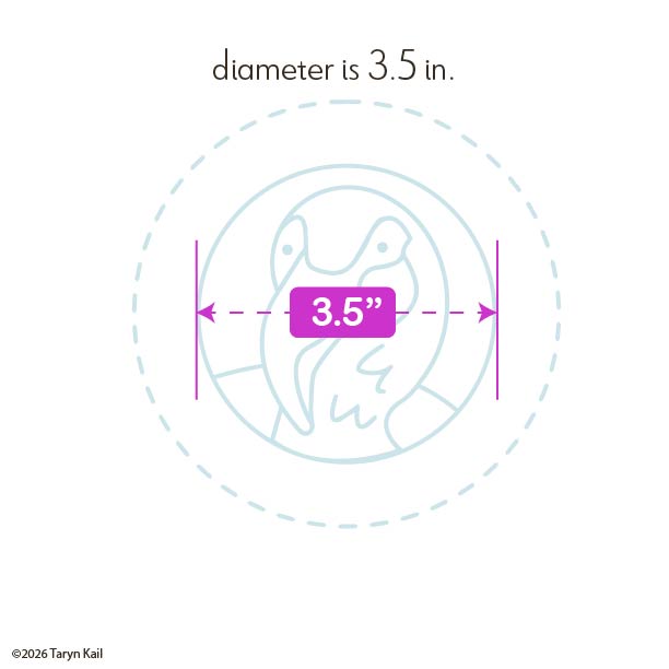FLAMINGO - Traced Pattern