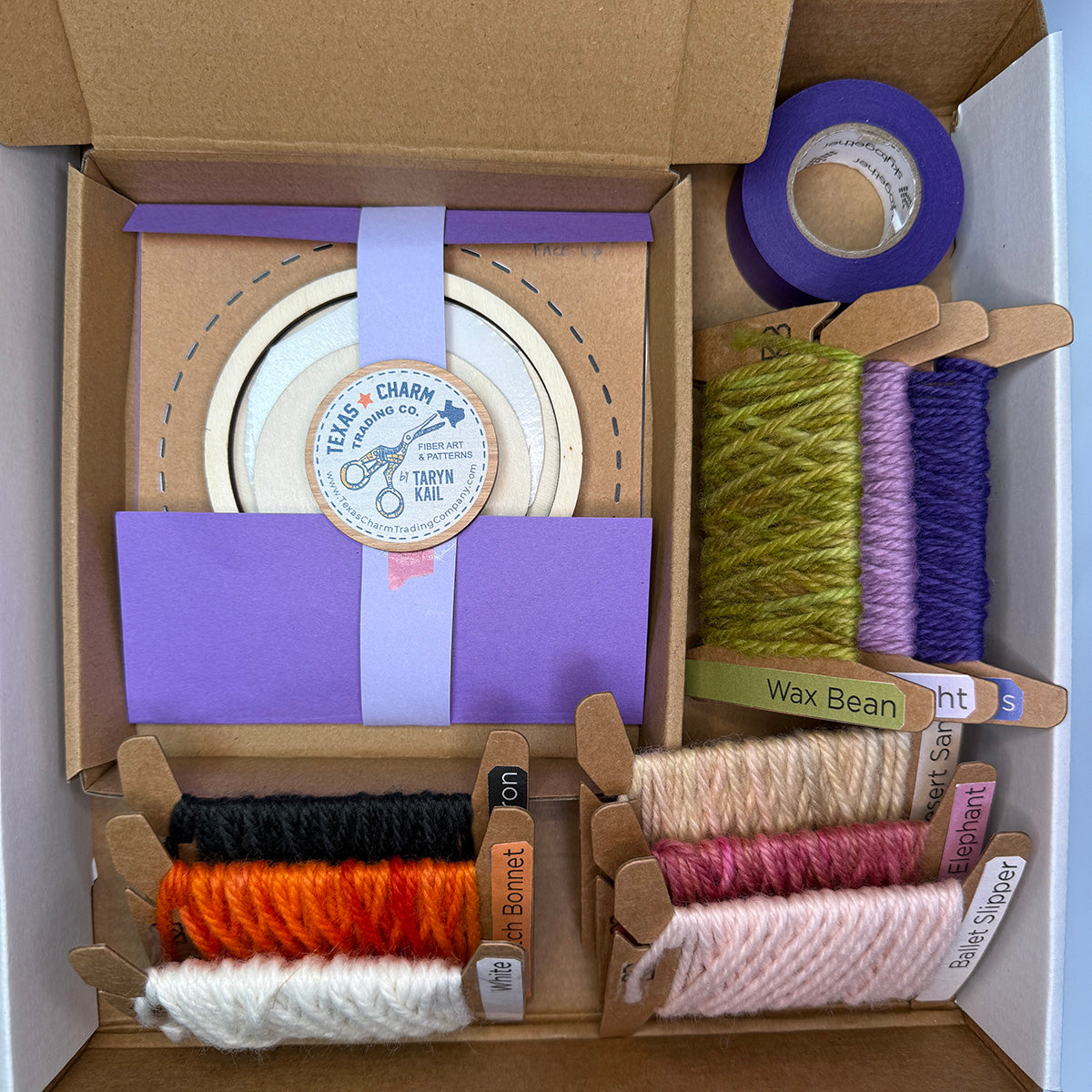 Rabbit Punch Needle Bag Charm Kit