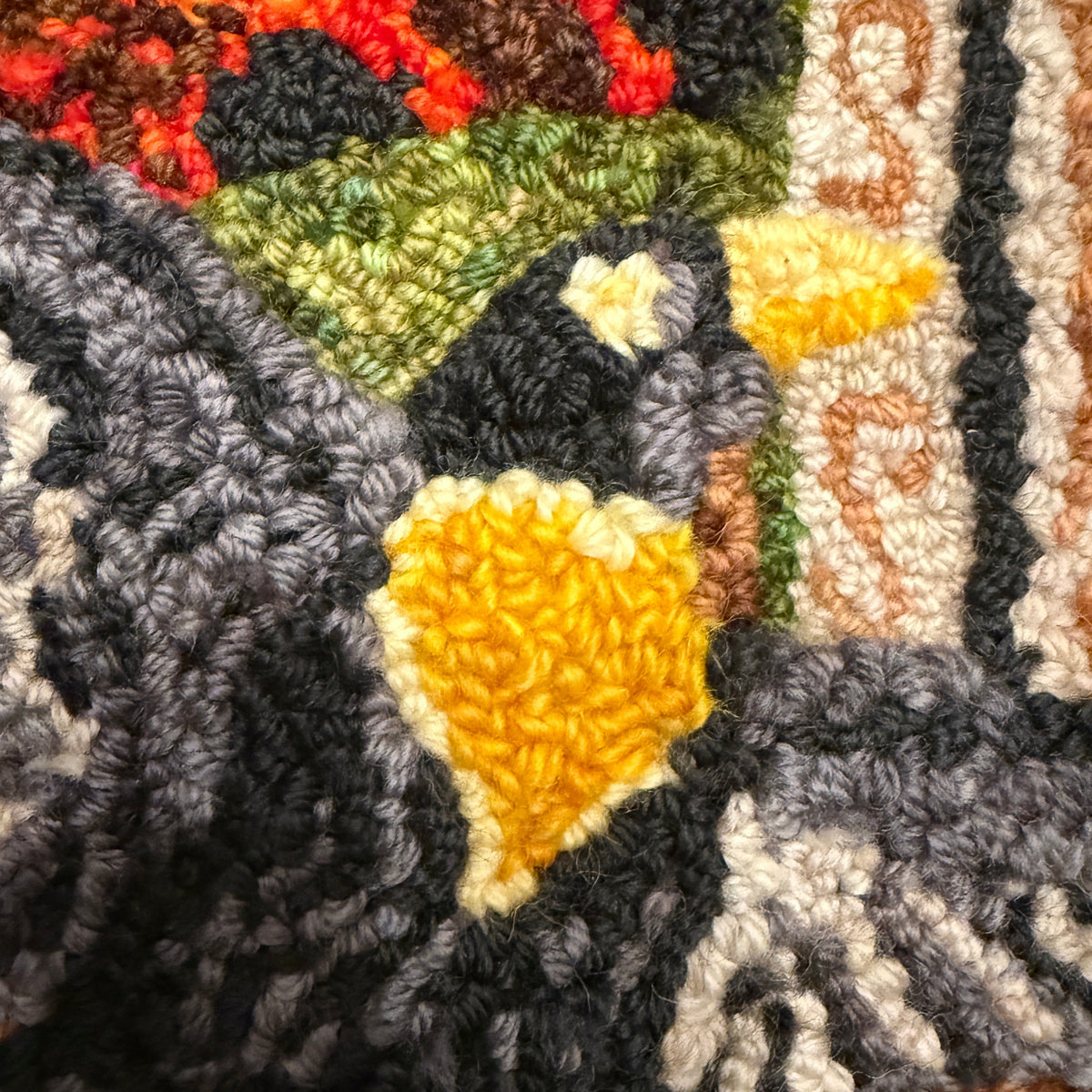 Ravens in the Boneyard – 11"x 17.5"  punch needle pattern