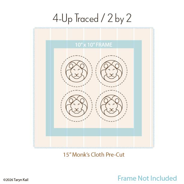 LION - Traced Pattern