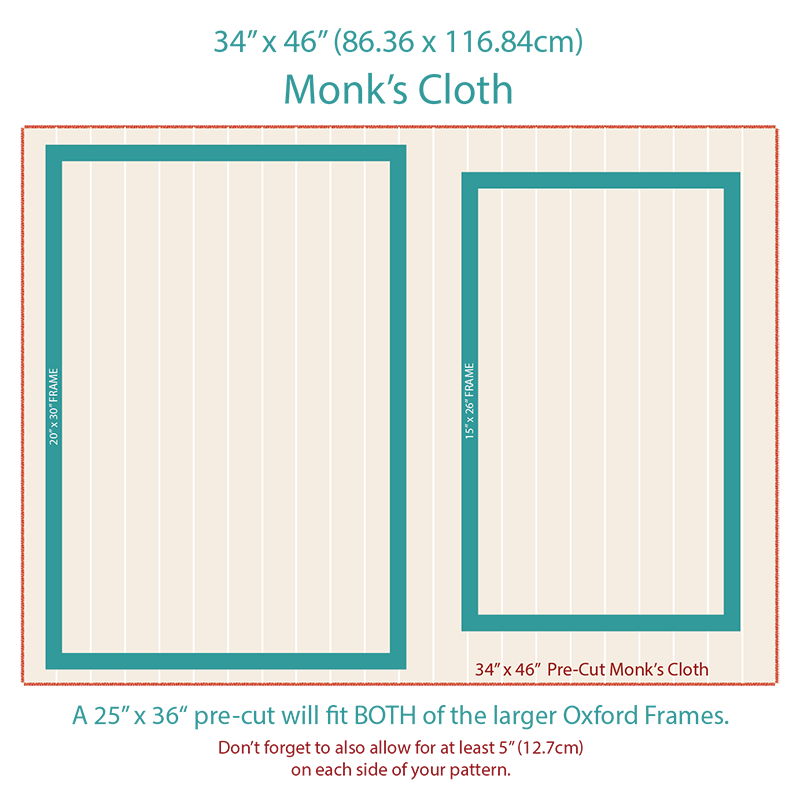 Monk's Cloth - Serged Precuts
