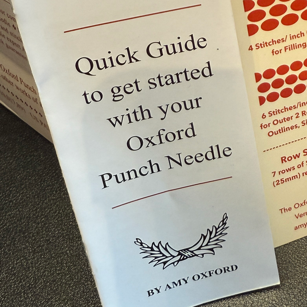 #9 Oxford Punch Needle - Regular Point Natural Wood
