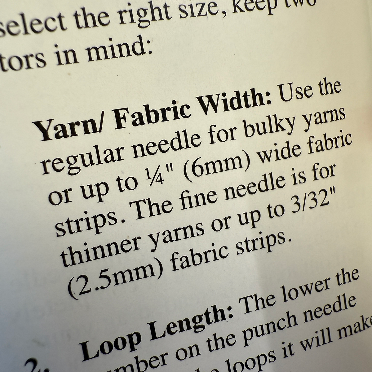 #9 Oxford Punch Needle - Regular Point Natural Wood